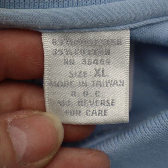 Envoy Shirt Mens XL Blue Plain Chest Button Short Sleeve Casual Collared Top - Picture 3 of 16